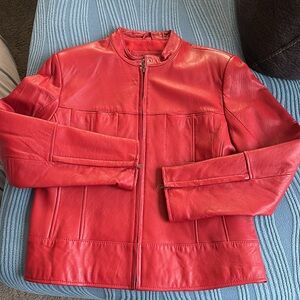 Kathy Ireland Genuine Leather Women Jacket